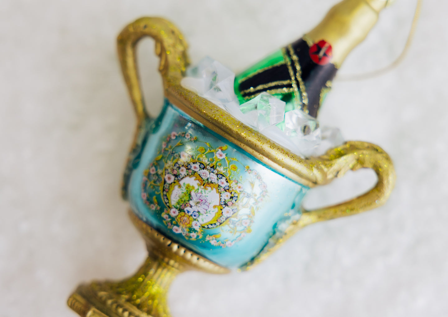 French Wine Bucket Ornament